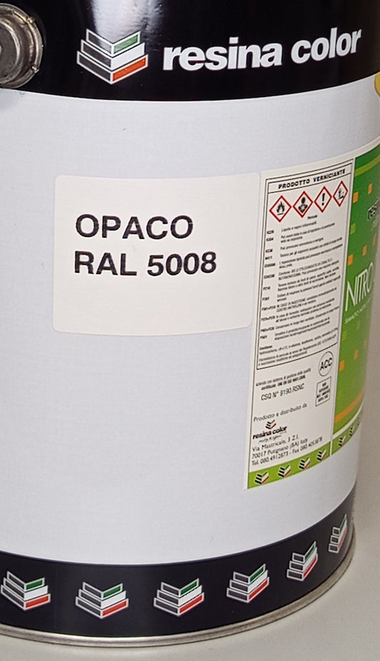 NITROCOLOR OPACO RAL 5008 LT 4 RESINA COLOR