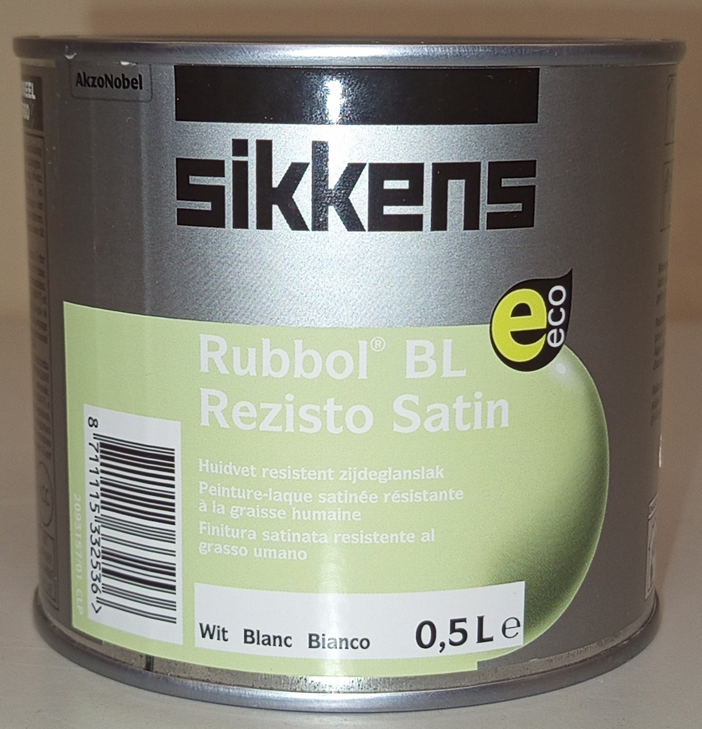 RUBBOL BL REZISTO SATIN WHITE 0,5 LT