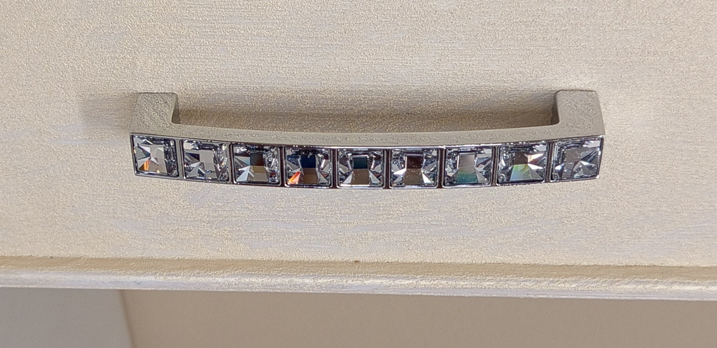 MANIGLIA MADE WITH SWAROSKI ELEMENTS SERIE 550 LINEA LUXURY GIUSTI