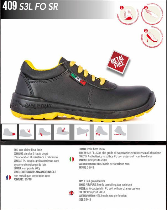 SCARPA ANTINFORTUNIO SETTORE ELETTRICO