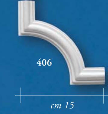 ANGOLI GESSO 406 ( PER CORNICE JAGO ROVAY 288)