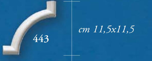 ANGOLI GESSO 443 ( PER CORNICE JAGO ROVAY ART. 700)