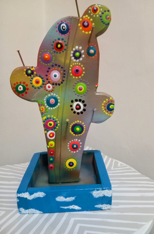 CACTUS MESSICO (VENDUTO! Disponibili lavori personalizzabili in base ai gusti del cliente.)