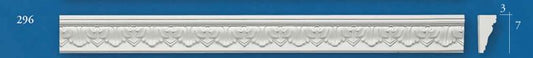 CORNICE GESSO  ART 296 JAGO ROVAY (RESIDUO MAGAZZINO)