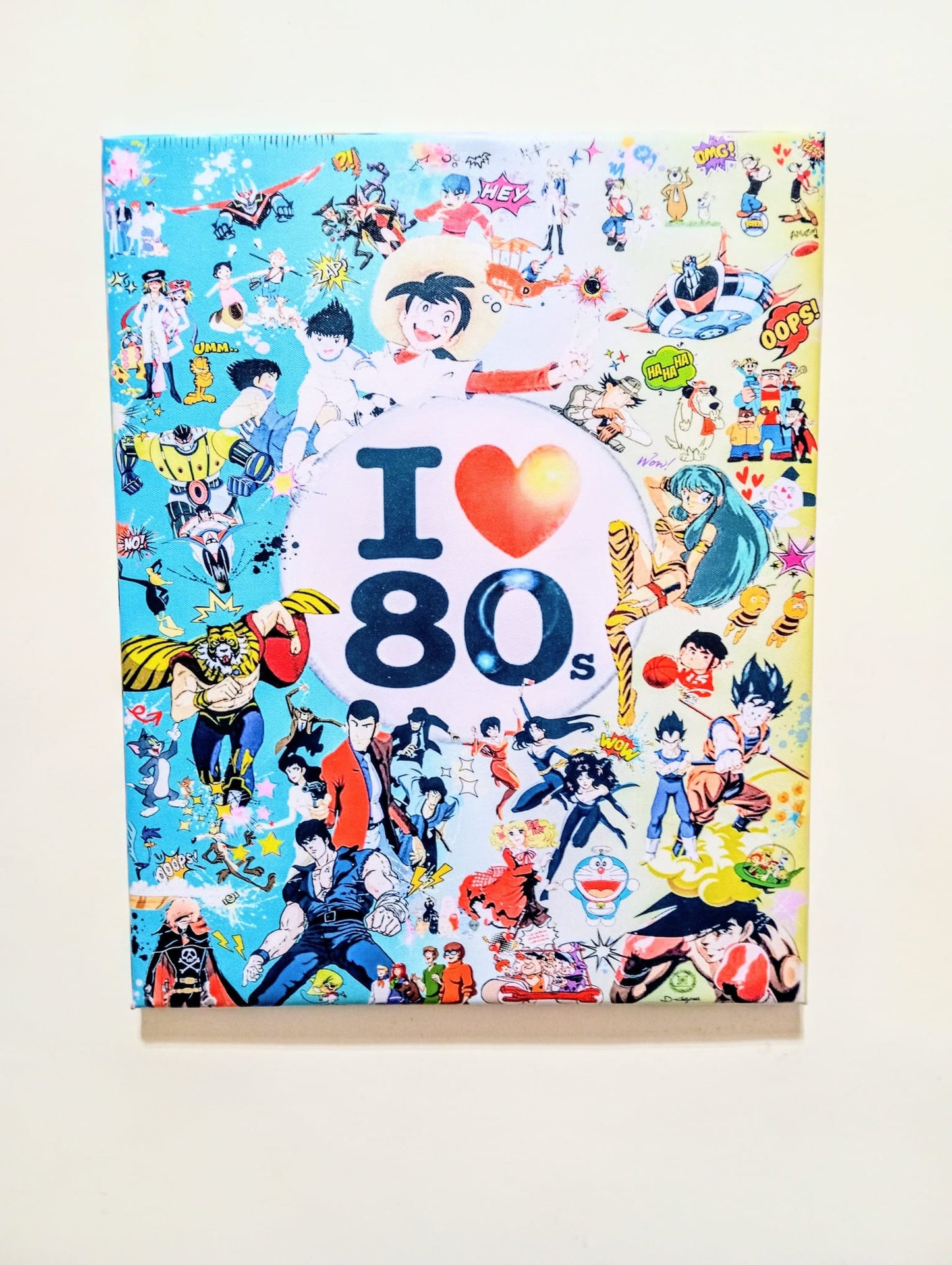 "I LOVE 80 (CARTOONS CULT)" PEZZO UNICO