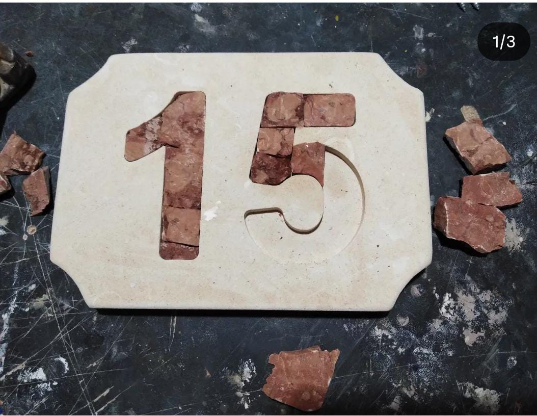 NUMERI CIVICI IN PIETRA LECCESE