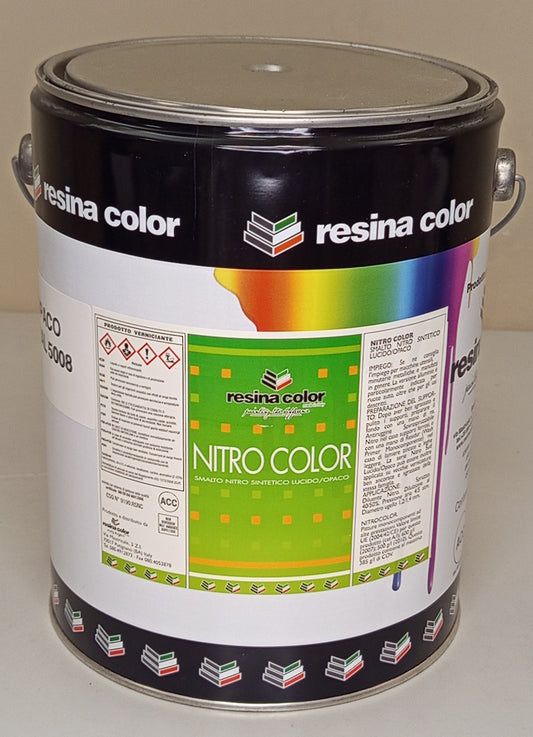 NITROCOLOR OPACO RAL 5008 LT 4 RESINA COLOR