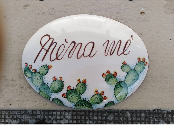 NUMERI CIVICI IN CERAMICA DIPINTE A MANO