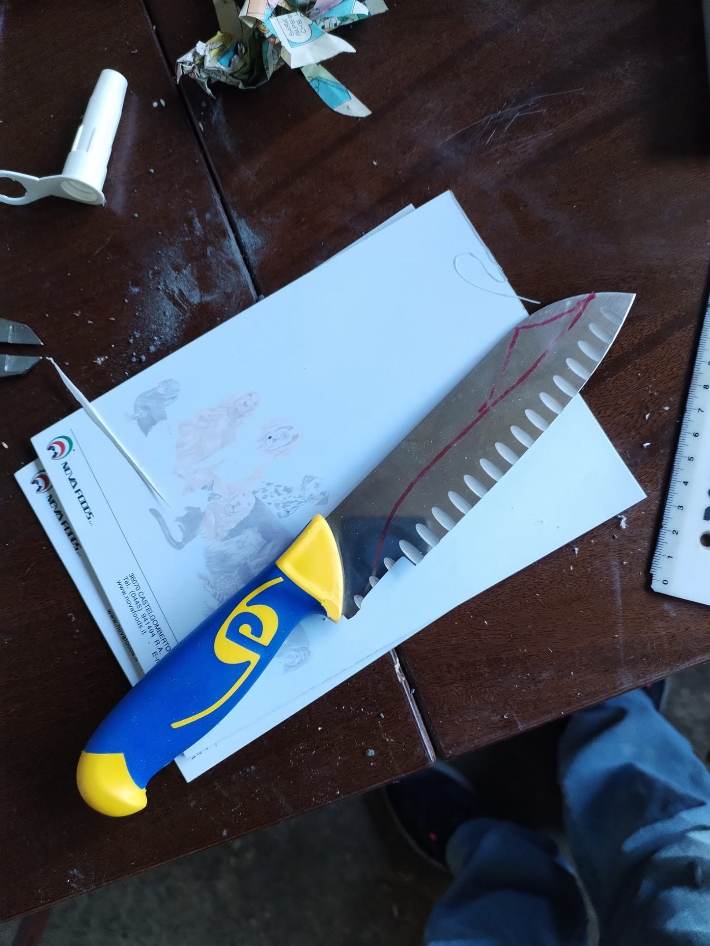 TRASFORMAZIONE DA LAMA SEGHETTATA A LAMA LISCIA E BISELLATURA