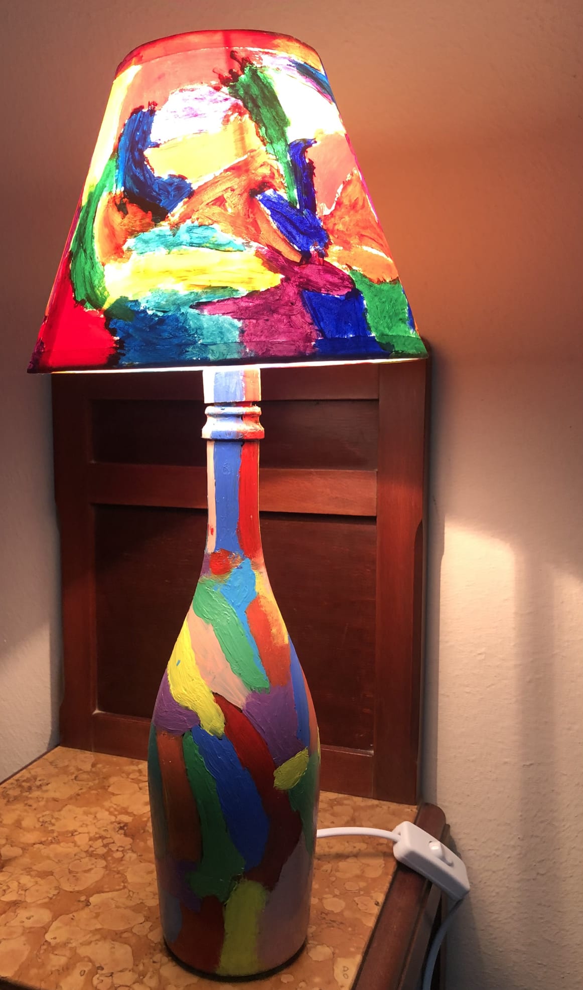 "LAMPADA MULTICOLOR" PEZZO UNICO