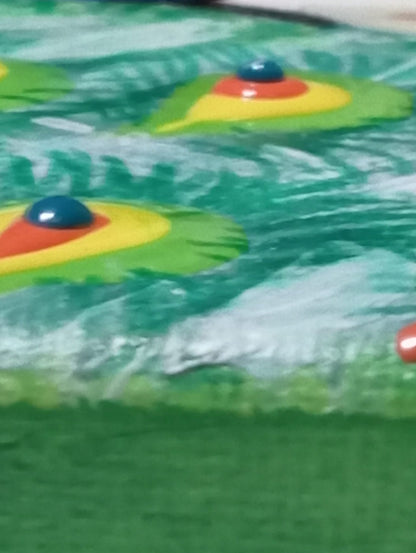 "PAVONE CON PIUME 3D" PEZZO UNICO