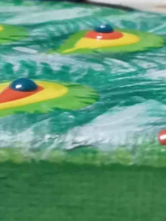 "PAVONE CON PIUME 3D" PEZZO UNICO