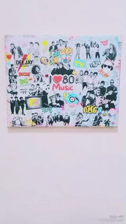 "I LOVE 80 (MUSIC)" PEZZO UNICO