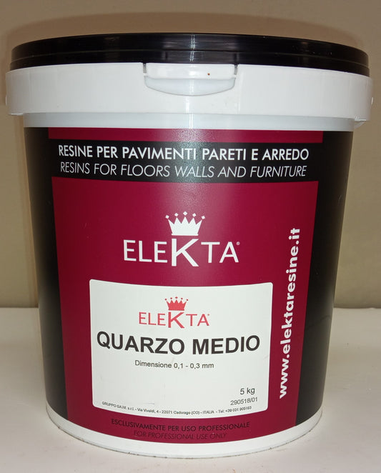 QUARZO MEDIO IN POLVERE 0.1/0.3 KG 5 ELEKTA