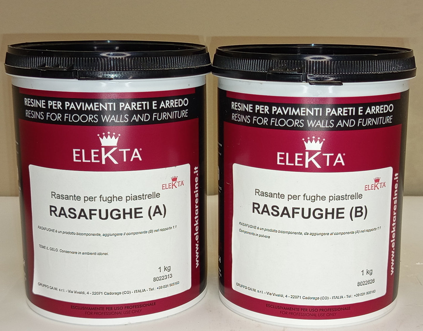 RASAFUGHE COM A+B 1+1KG ELEKTA